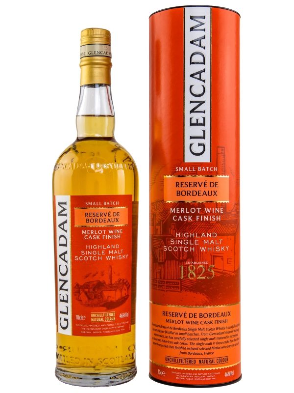 Glencadam - Reservé de Bordeaux - Merlot Wine Cask Finish - Small Batch - Highland Single Malt Scotch Whisky
