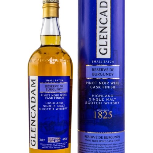 Glencadam - Reservé de Burgundy - Pinot Noir Wine Cask Finish - Small Batch - Highland Single Malt Scotch Whisky Glencadam - Reservé de Burgundy - Pinot Noir Wine Cask Finish - Small Batch - Highland Single Malt Scotch Whisky