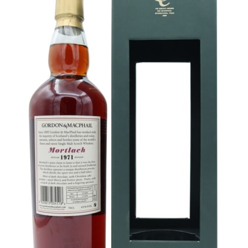 Mortlach 41 Jahre - Vintage 1971 - Gordon & MacPhail - Speyside Single Malt Scotch Whisky