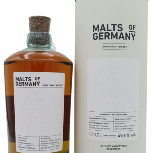 Stonewood - Whisky Distillery - American White Oak & Oloroso Sherry Casks - Auf die Freundschaft - The Spirit of Innovation - Malts of Germany - Single Malt Whisky