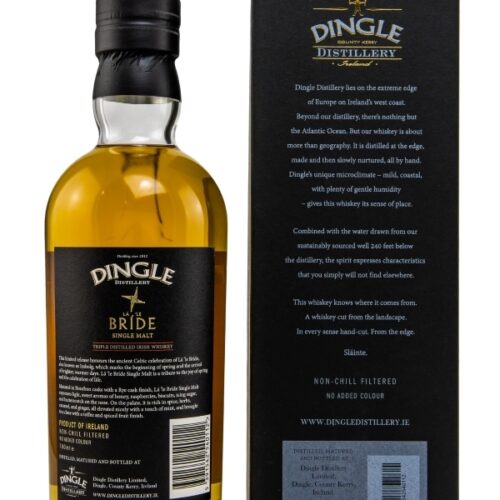 Dingle Lá 'Le Bride - Matured in Bourbon Casks - Rye Cask Finish - Irish Whiskey