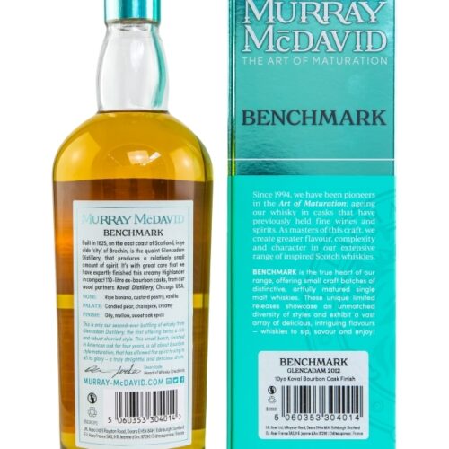 Glencadam 10 Jahre - Vintage 2012 - Koval Bourbon Cask Finish - Murray McDavid - Benchmark - Limited Release - Single Malt Scotch Whisky