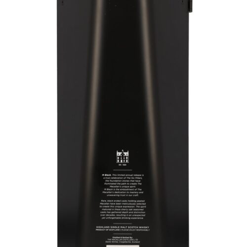 Macallan M Black - Decanter - Annual Release - 2022 - Highland Single Malt Scotch Whisky 4 Macallan M Black - Decanter - Annual Release 2022 - Highland Single Malt Scotch Whisky