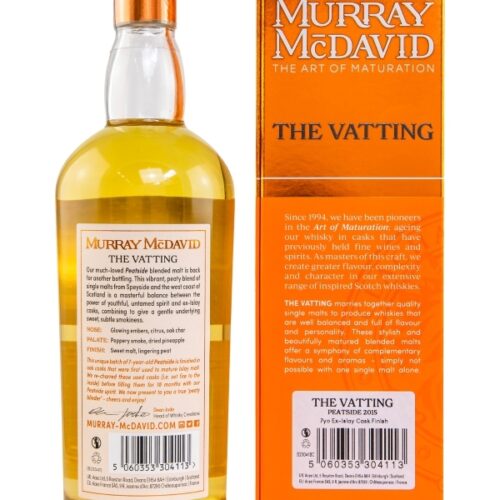 Peatside 7 Jahre - Vintage 2015 - Ex-Islay Cask Finish - Murray McDavid - The Vatting - Limited Release - Blended Malt Scotch Whisky R Peatside 7 Jahre - Vintage 2015 - Ex-Islay Cask Finish - Murray McDavid - The Vatting - Limited Release - Blended Malt Scotch Whisky