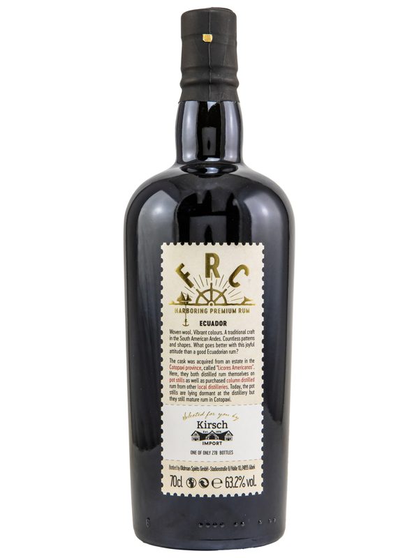 Flensburg Rum Company - Ecuador - 5 Jahre – Scotch Whisky Cask Matured - Oldman Spirits - Single Cask Rum
