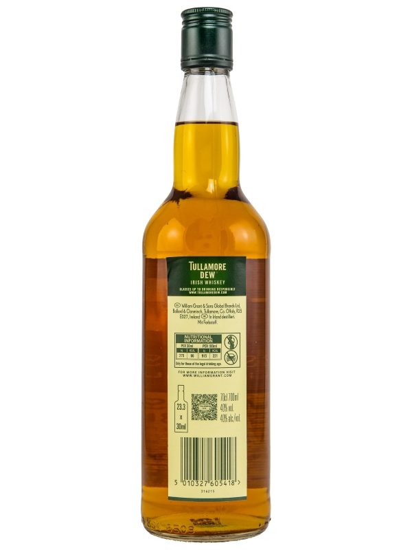 Tullamore Dew - Irish Whiskey - neue Ausstattung R Tullamore Dew - Irish Whiskey - neue Ausstattung