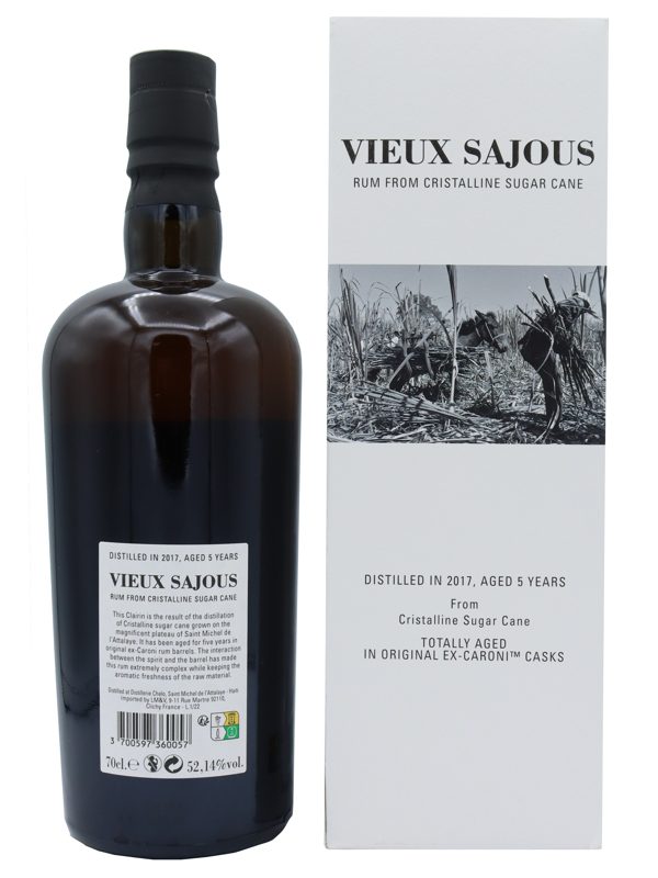 Vieux Sajous 5 Jahre - Vintage 2017 - Ex-Caroni Casks - Rum