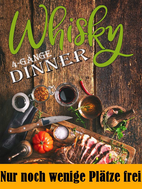 Whiskyabend - 4-Gänge Whisky Dinner - nur noch weinige Plätze frei 2026-04-18 - Whiskyabend - 4-Gänge Whisky Dinner - nur noch wenige Plätze frei