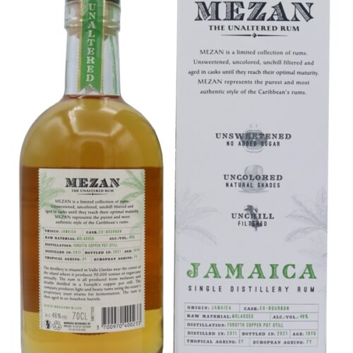 mezan jamaica 2011 R Jamaica - Vintage 2011 - Mezan - Single Distillery Rum