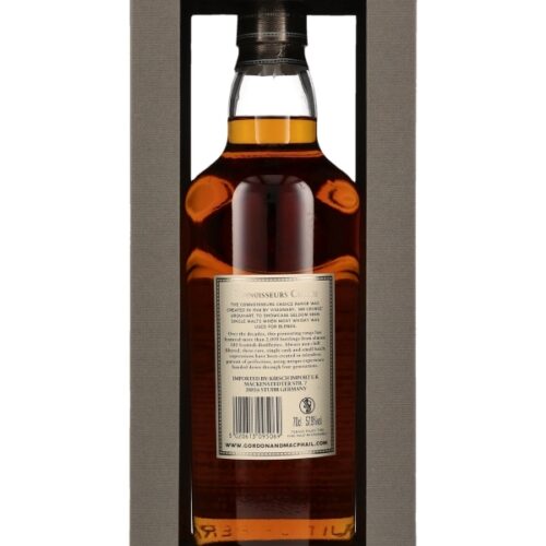 GLENBU~2 Glenburgie 15 Jahre - Vintage 2008 - First Fill Sherry Hogshead Cask No. 17602307- Batch 23/115 - Connoisseurs Choice - New Range - Cask Strength - Gordon & MacPhail - Exclusive bottled for Kirsch Import - Single Malt Scotch Whisky