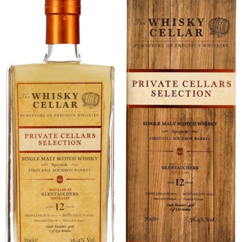 Glentauchers 12 Jahre - Vintage 2011 - First Fill Bourbon Barrel - Cask No. 406 - The Whisky Cellar - Private Cellars Collection - Speyside Single Malt Scotch Whisky Glentauchers 12 Jahre - Vintage 2011 - First Fill Bourbon Barrel - Cask No. 406 - The Whisky Cellar - Private Cellars Collection - Speyside Single Malt Scotch Whisky