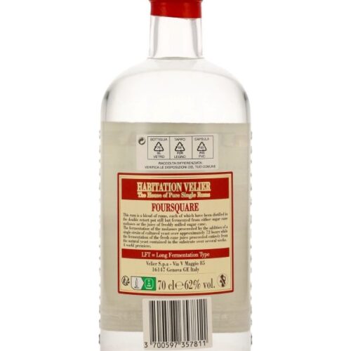 Habitation Velier - Foursquare LFT White - Barbados Pure Single Rum R Habitation Velier - Foursquare LFT White - Barbados Pure Single Rum