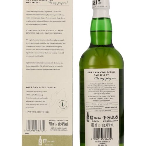 Laphroaig - Oak Select - Cask Collection - Islay Single Malt Scotch Whisky R1 Laphroaig - Oak Select - Cask Collection - Islay Single Malt Scotch Whisky