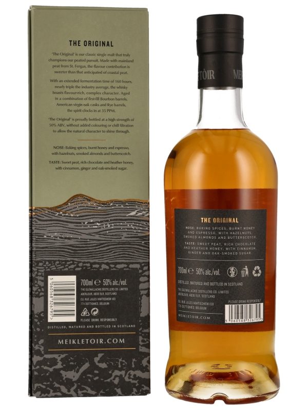 Meikle Toir 5 Jahre - Peated - The Original - Bourbon, Virgin Oak & Rye Casks - Speyside Single Malt Scotch Whisky Meikle Toir 5 Jahre - Peated - The Original - Bourbon, Virgin Oak & Rye Casks - Speyside Single Malt Scotch Whisky