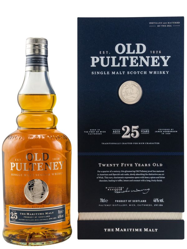 Old Pulteney 25 Jahre - The Maritime Malt - Single Malt Scotch Whisky