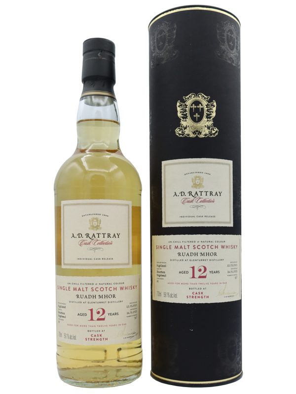 Ruadh Mhor 12 Jahre - Vintage 2010 - Matured in Oak - A.D. Rattray - Individual Cask Release - Highland Single Malt Scotch Whisky Ruadh Mhor 12 Jahre - Vintage 2010 - Matured in Oak - A.D. Rattray - Individual Cask Release - Highland Single Malt Scotch Whisky - 5cl Sample