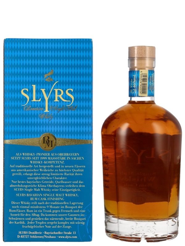 Slyrs - Rum Cask Finishing - Bavarian Single Malt Whisky