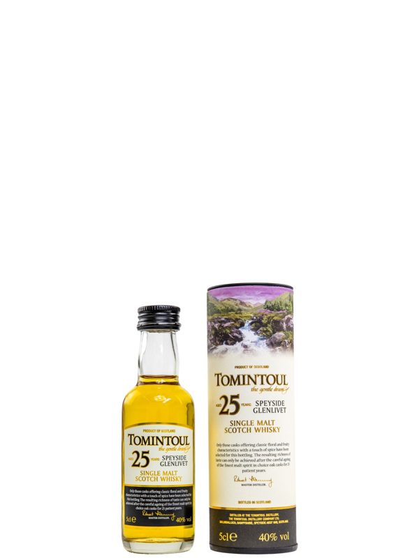 Tomintoul 25 Jahre - 50 ml - Speyside Single Malt Scotch Whisky Tomintoul 25 Jahre - 50 ml - Speyside Single Malt Scotch Whisky