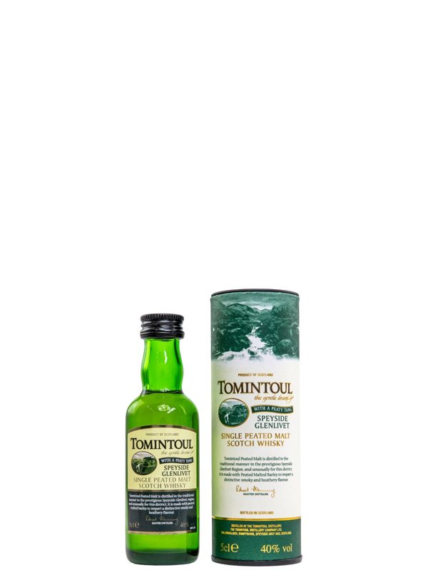 Tomintoul Peated - 50 ml - Speyside Single Malt Scotch Whisky Tomintoul Peated - 50 ml - Speyside Single Malt Scotch Whisky