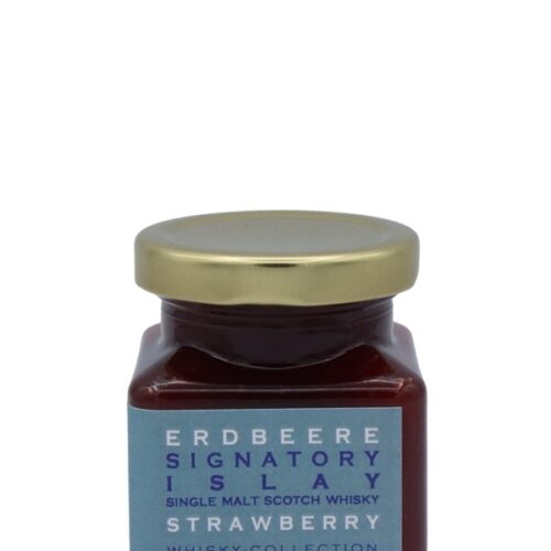 Erdbeere - verfeinert mit Signatory Islay - Single Malt Scotch Whisky - Whisky-Collection by Franz - Handgemachter Fruchtaufstrich - 150 g