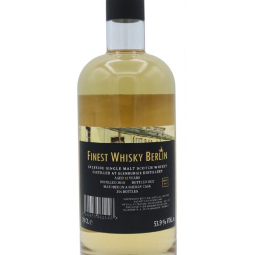 Glenburgie 12 Jahre - Vintage 2010 - Finest Whisky Berlin - Matured in a Sherry Cask - Batch 14 - Sansibar - Single Malt Scotch Whisky