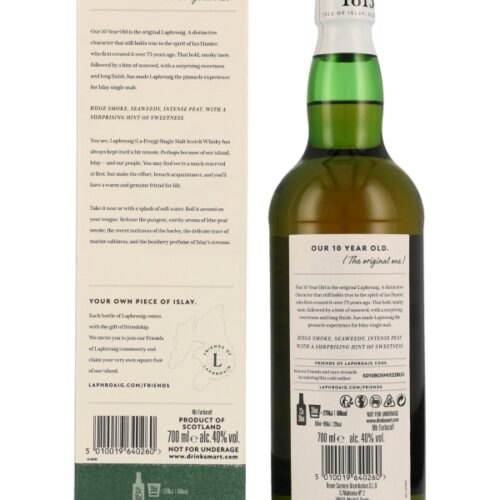 Laphroaig 10 Jahre - Islay Single Malt Scotch Whisky - neue Ausstattung