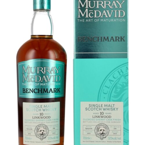 Linkwood 10 Jahre - Vintage 2012 - Oloroso Sherry Cask Finish - Murray McDavid - Benchmark - Limited Release - Specially Bottled for Germany - Single Malt Scotch Whisky Linkwood 10 Jahre - Vintage 2012 - Oloroso Sherry Cask Finish - Murray McDavid - Benchmark - Limited Release - Specially Bottled for Germany - Single Malt Scotch Whisky