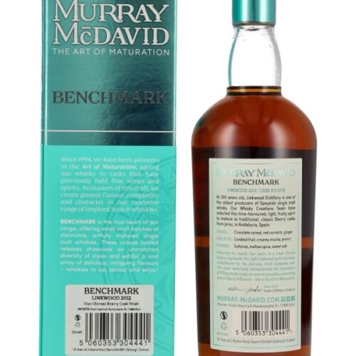Linkwood 10 Jahre - Vintage 2012 - Oloroso Sherry Cask Finish - Murray McDavid - Benchmark - Limited Release - Specially Bottled for Germany - Single Malt Scotch Whisky R Linkwood 10 Jahre - Vintage 2012 - Oloroso Sherry Cask Finish - Murray McDavid - Benchmark - Limited Release - Specially Bottled for Germany - Single Malt Scotch Whisky