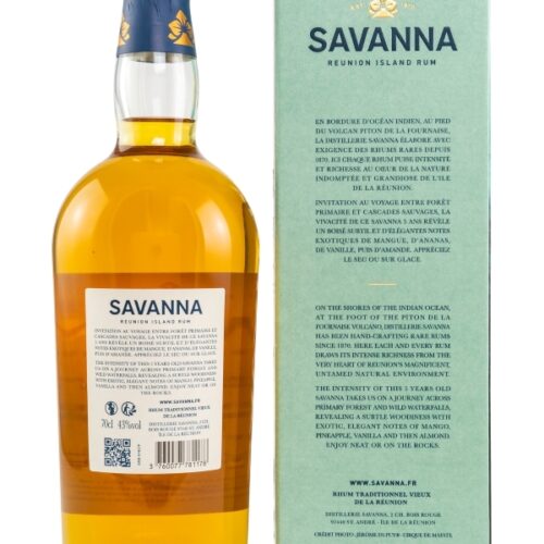 Savanna - 5 Jahre Rhum Vieux Traditionnel - Réunion Island Rum - Blend Rum