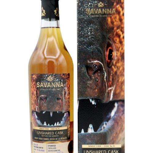 Savanna - 6 Jahre Rhum Vieux Traditionnel - Unshared Cask - Aged in Ex-Cognac Cask - Cask No. 25 - Bottled for Germany - Réunion Island Rum - Blended Rum