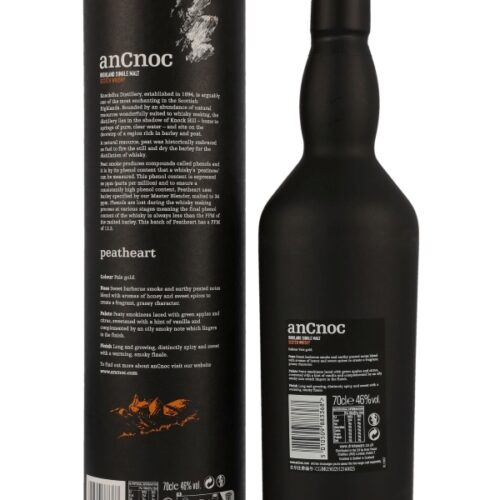 an Cnoc Peatheart - Heavily Peated - Batch 3 - Highland Single Malt Scotch Whisky R an Cnoc Peatheart - Heavily Peated - Batch 3 - Highland Single Malt Scotch Whisky
