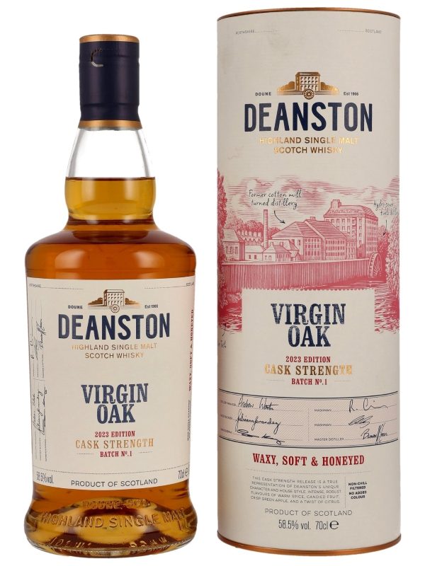 Deanston - Virgin Oak Cask Finish - 2023 Edition - Batch N° 1 - Highland Single Malt Scotch Whisky
