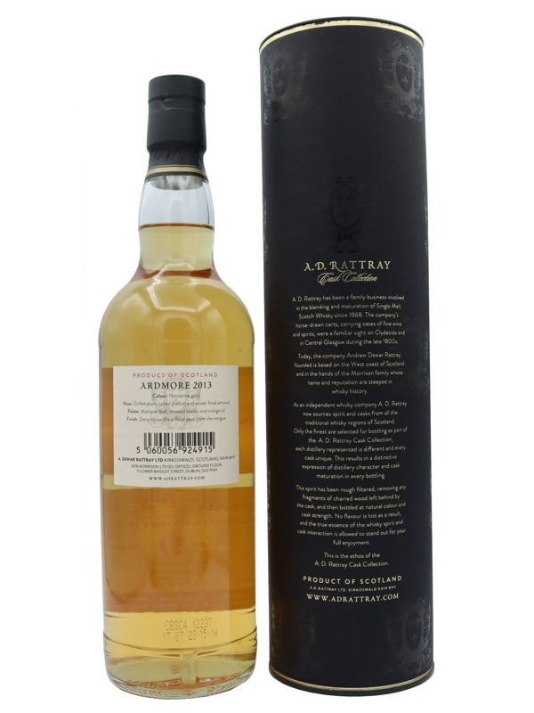 Ardmore 9 Jahre - Vintage 2013 - Bourbon Hogshead - A.D. Rattray - Individual Cask Release - Single Malt Scotch Whisky
