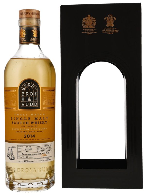 Glen Elgin - Vintage 2014 - Hogshead Cask - Small Batch - Berry Bros. & Rudd - Speyside Single Malt Scotch Whisky