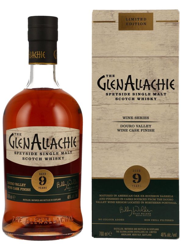 Glenallachie 9 Jahre - Douro Valley Wine Cask Finish - Wine Series - Limited Edition - Speyside Single Malt Scotch Whisky Glenallachie 9 Jahre - Douro Valley Wine Cask Finish - Wine Series - Limited Edition - Speyside Single Malt Scotch Whisky