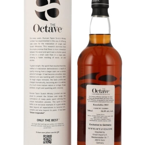Knockdhu 11 Jahre - Vintage 2012 - Oak Cask No. 11538063 - Duncan Taylor - The Octave - Exclusive to Germany - Highland Single Malt Scotch Whisky