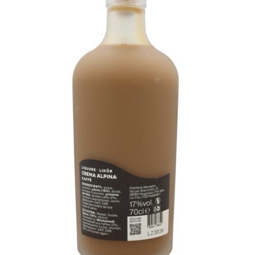 Marzadro - Crema Alpina - Caffé - Cremelikör mit Kaffee R Marzadro - Crema Alpina - Caffé - Cremelikör mit Kaffee