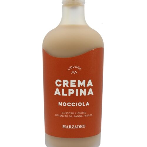 Marzadro - Crema Alpina - Nocciola - Cremelikör mit Haselnuss Marzadro - Crema Alpina - Nocciola - Cremelikör mit Haselnuss