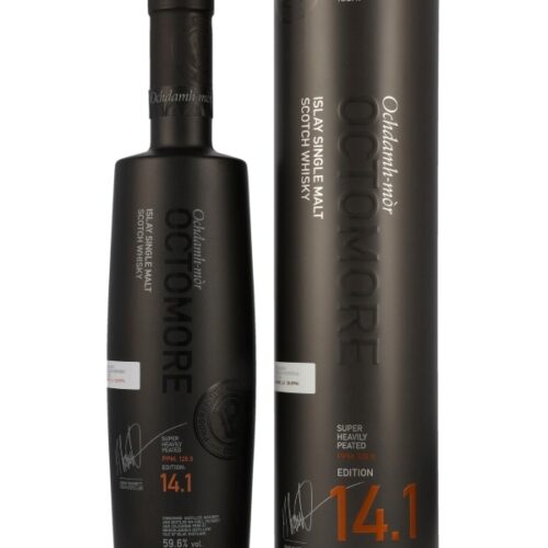 Octomore 5 Jahre - Edition 14.1 - PPM 128.9 - Super Heavily Peated - Limited Edition - Release 2023 - Islay Single Malt Scotch Whisky Octomore 5 Jahre - Edition 14.1 - PPM: 128.9 - Super Heavily Peated - Limited Edition - Release 2023 - Islay Single Malt Scotch Whisky