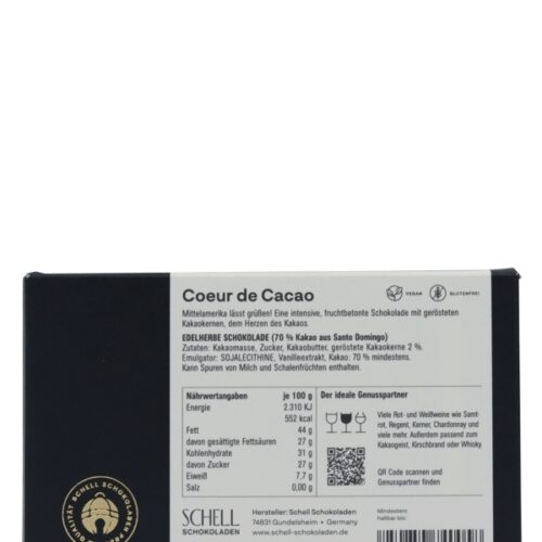Schell Schokoladen - Coeur de Cacao - 50g