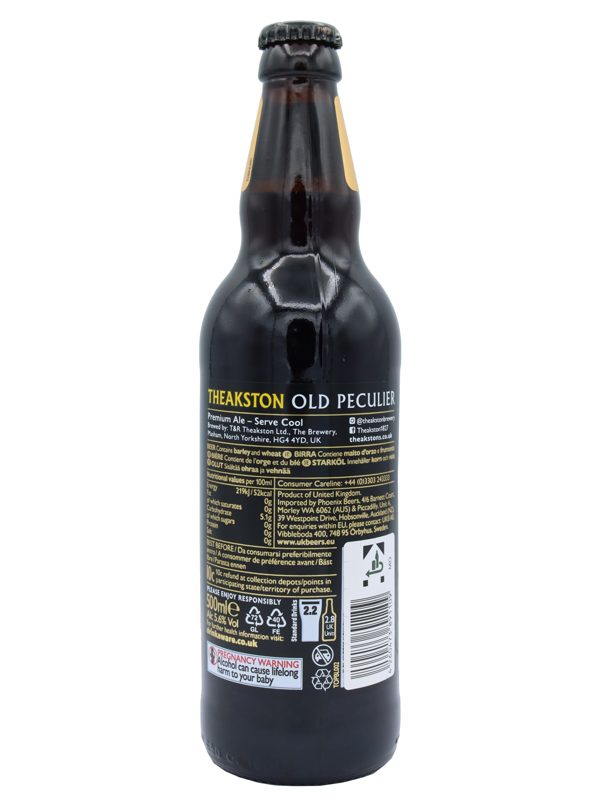 Theakston Brewery - Old Peculier - The Legend - Dark Ale - 0,5l