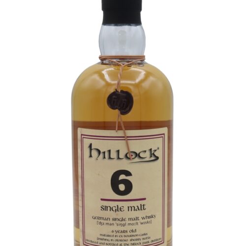 Hillock 6 Jahre - Matured in Ex-Bourbon Cask Finishing in Oloroso Sherry Butts - German Single Malt Whisky Hillock 6 Jahre - Matured in Ex-Bourbon Cask Finishing in Oloroso Sherry Butts - German Single Malt Whisky