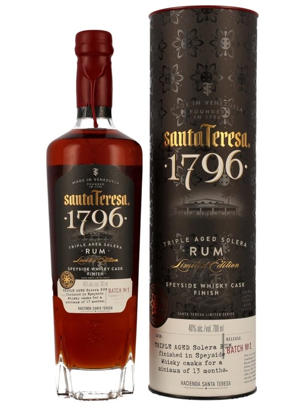 Santa Teresa 1796 - Speyside Whisky Cask Finish - Batch No. 1 - Limited Edition - Venezuela Rum