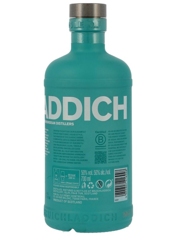 Bruichladdich The Classic Laddie - Scottish Barley - Unpeated Islay Single Malt Scotch Whisky - ohne Tube R Bruichladdich The Classic Laddie - Scottish Barley - Unpeated Islay Single Malt Scotch Whisky - ohne Tube