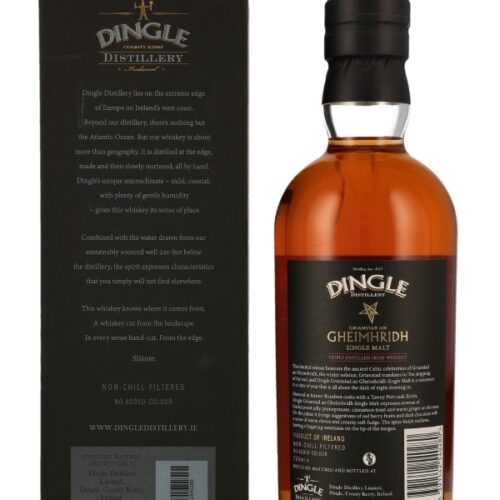 Dingle Grainstad an Gheimhridh - Matured in Bourbon Casks - Tawny Port Cask Finish - Irish Whiskey R Dingle Grainstad an Gheimhridh - Matured in Bourbon Casks - Tawny Port Cask Finish - Irish Whiskey