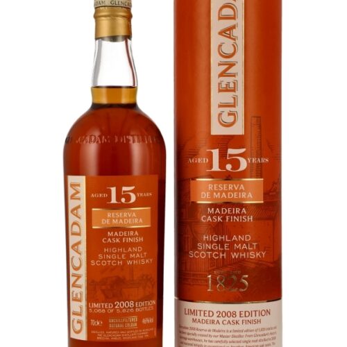 Glencadam 15 Jahre - Reserva de Madeira - Madeira Cask Finish - Limited 2008 Edition - Highland Single Malt Scotch Whisky Glencadam 15 Jahre - Reserva de Madeira - Madeira Cask Finish - Limited 2008 Edition - Highland Single Malt Scotch Whisky
