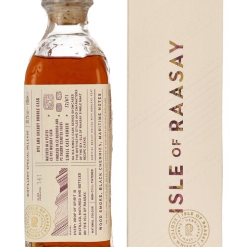 Isle of Raasay - Rye and Sherry Double Cask - Cask #22/671 - Peated Single Malt Scotch Whisky