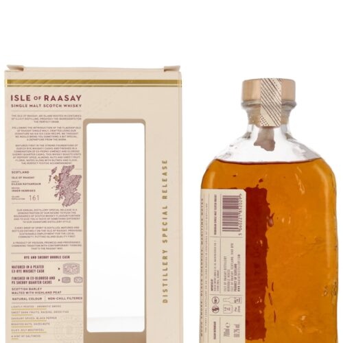 Isle of Raasay - Rye and Sherry Double Cask - Cask #22/671 - Peated Single Malt Scotch Whisky