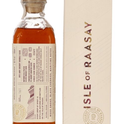 Isle of Raasay - Rye and Sherry Double Cask - Cask #22/672 - Peated Single Malt Scotch Whisky