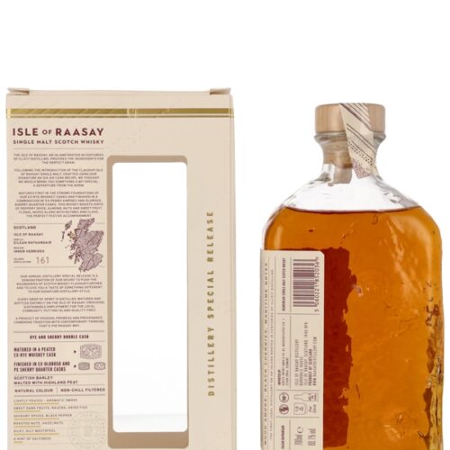 Isle of Raasay - Rye and Sherry Double Cask - Cask #22/672 - Peated Single Malt Scotch Whisky